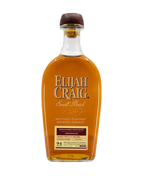 Elijah Craig Small Batch Bourbon Whiskey (ReserveBar Privately Selected) - Main