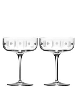 Rolf Glass Mid-Century Modern Coupe (Set of 2), , main_image