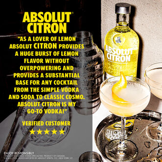 Absolut Citron Vodka - Attributes