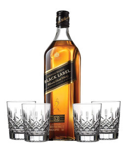 Johnnie Walker Black Label® with Waterford Markham Double Old Fashioned Glasses, , main_image