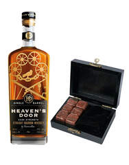Heaven's Door Cask Strength Straight Bourbon by ReserveBar (Limited Edition) and Heaven’s Door Whiskey Stones, , main_image
