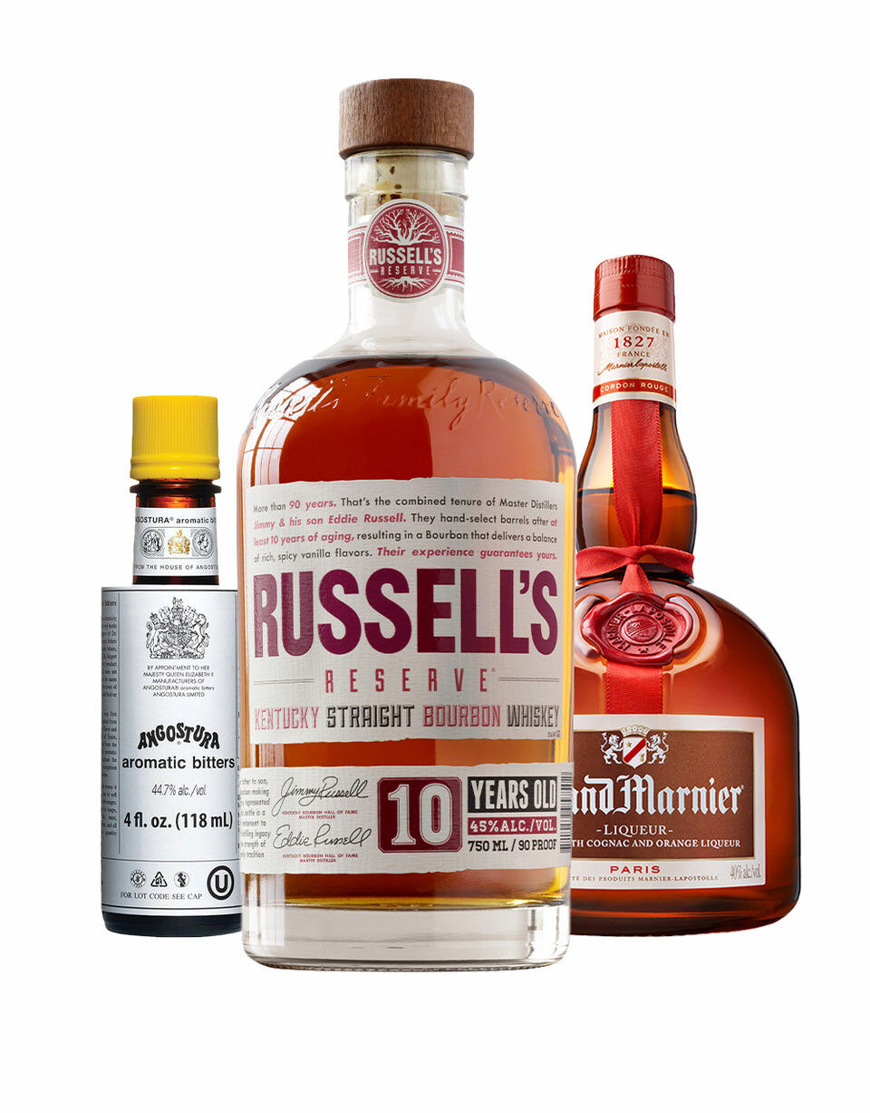 Russell's Reserve 10 Year Old Bourbon with Grand Marnier Cordon Rouge and Angostura® Aromatic Bitters, , main_image
