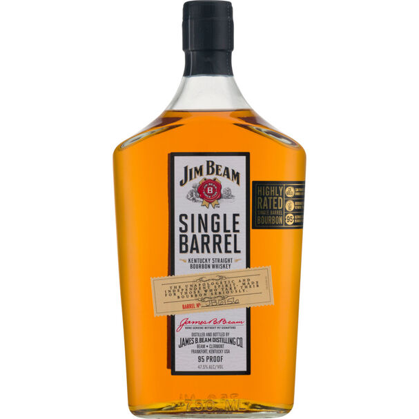 Jim Beam Single Barrel Bourbon Whiskey, , main_image