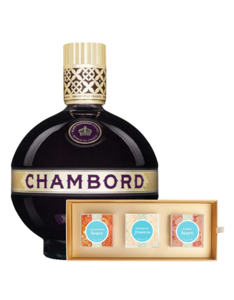 Chambord with Sugarfina Cheers 3 Piece Candy Bento Box, , main_image