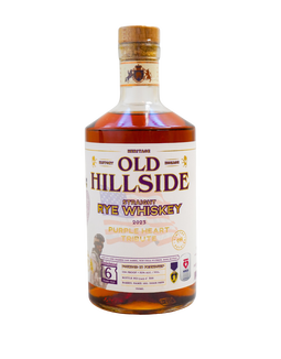 Old Hillside Whiskey Purple Heart Tribute Straight Rye Whiskey, , main_image