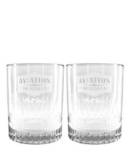 Rolf Bella Glass Featuring Aviation American Gin Logo and Ryan Reynolds Signature (Set of 2), , main_image