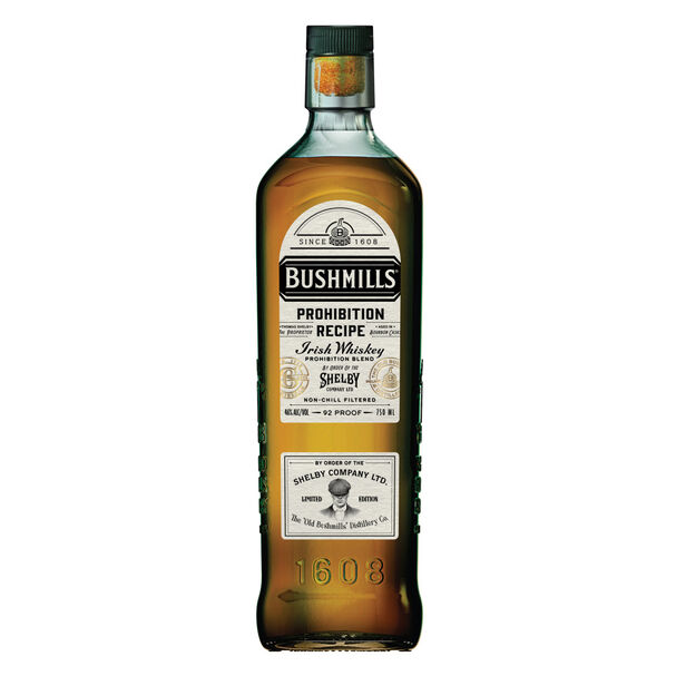 Bushmills® Prohibition Recipe Irish Whiskey, by Order of the Shelby Company, LTD, , main_image