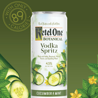 Ketel One Botanical Vodka Spritz Cucumber & Mint - Lifestyle