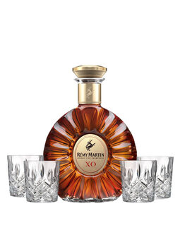Rémy Martin XO with 4 Markham Marquis by Waterford Double Old Fashioned Glasses, , main_image