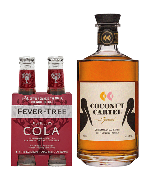 Coconut Cartel Special Añejo Rum with Fever Tree Distiller's Cola, , main_image