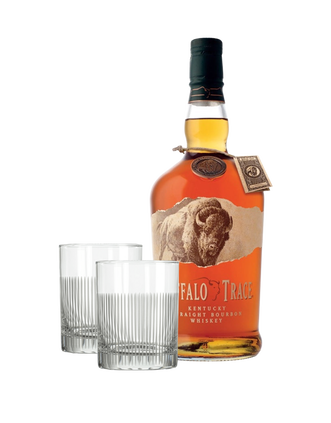 Buffalo Trace Kentucky Straight Bourbon Whiskey with ReserveBar Rocks Glass, , main_image
