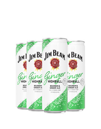 Jim Beam Ginger Highball Bourbon Seltzer - Main