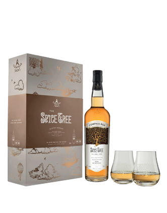 Compass Box 'The Spice Tree' Blended Malt Scotch Whisky with 2 Glasses - Main