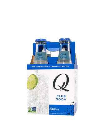 Q Club Soda 4 Pack Bottles, , main_image