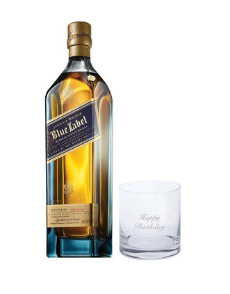 Johnnie Walker Blue Label® with Dartington "Happy Birthday" Just for You Tumbler - Main