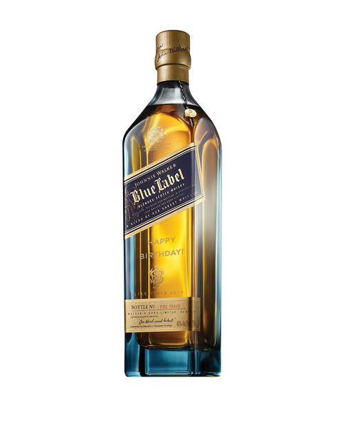 Johnnie Walker Blue Label® - 'Happy Birthday!' Engraved Bottle Blended Scotch Whisky - Main
