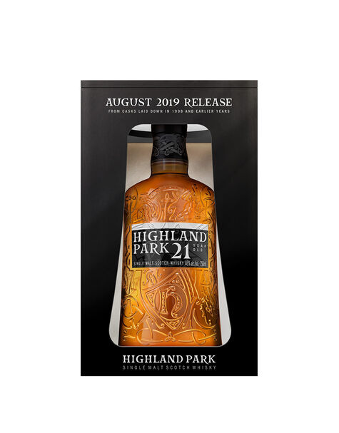 Highland Park 21 Year Old Single Malt Whiskey - Main