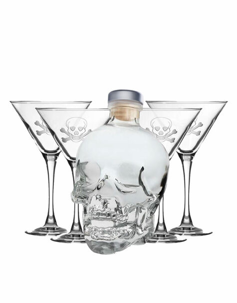 Crystal Head Vodka with Rolf Skull and Cross Bones Martini - Main