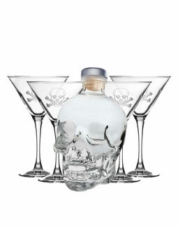 Crystal Head Vodka with Rolf Skull and Cross Bones Martini, , main_image