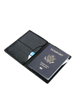 Billykirk No. 153 Passport Wallet (Black), , main_image