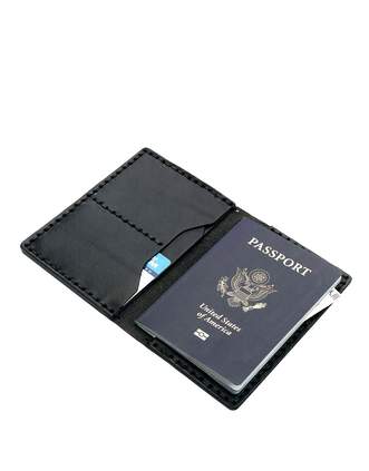 Billykirk No. 153 Passport Wallet (Black) - Main