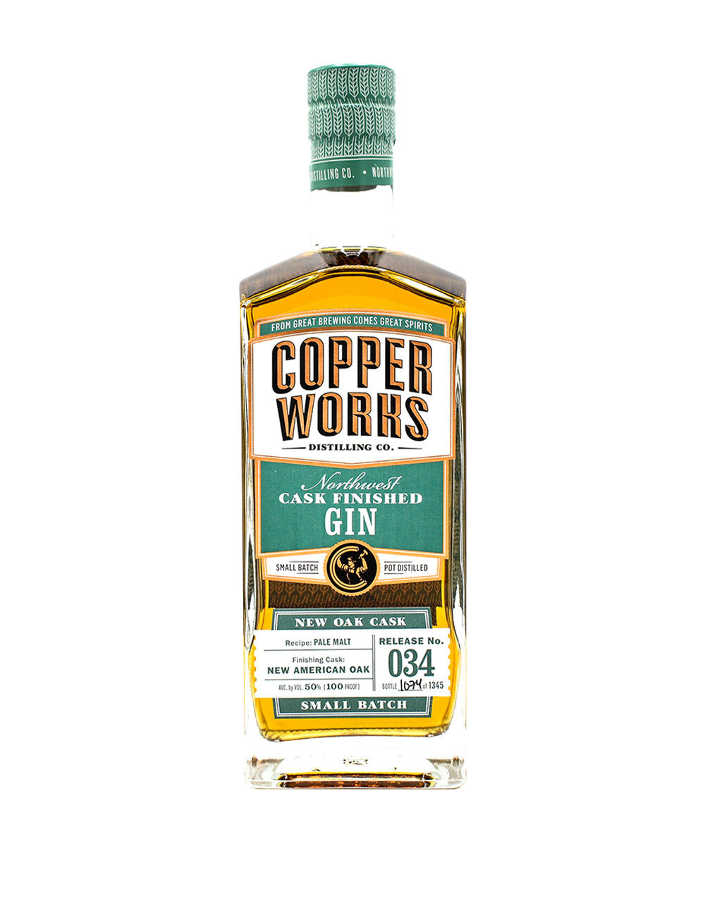 Copperworks Cask Finished Gin, , main_image