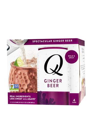 Q Ginger Beer 24 Pack Cans, , main_image