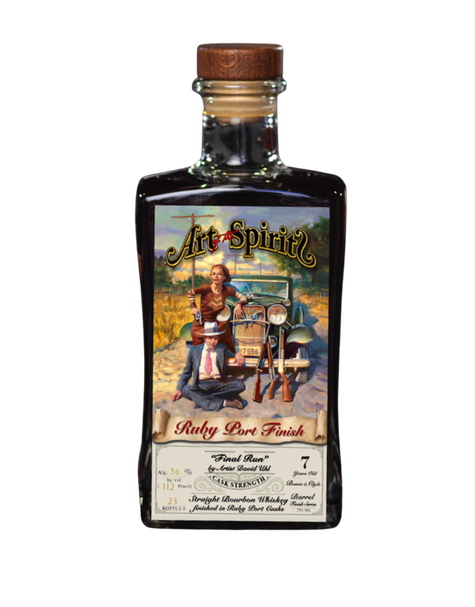 Art of the Spirits Ruby Port Finish - Cask Strength "Final Run" Straight Bourbon Whiskey, , main_image