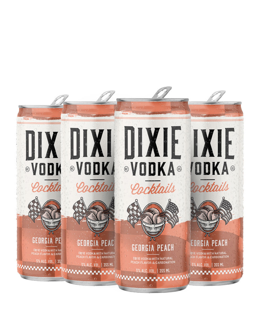 Dixie Vodka Cocktails Georgia Peach, , main_image_2