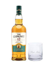 The Glenlivet 12 Year Old with Dartington "Best Man" Just for You Tumbler, , main_image