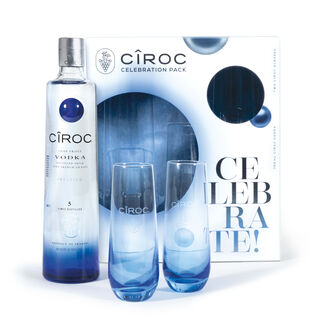 CÎROC Ultra-Premium Vodka with Two CÎROC Glasses - Attributes