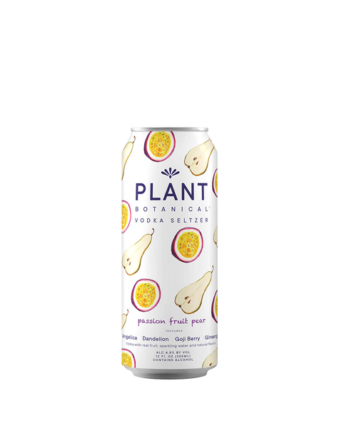 Plant Botanical Passionfruit Pear Premium Vodka Seltzer, , main_image