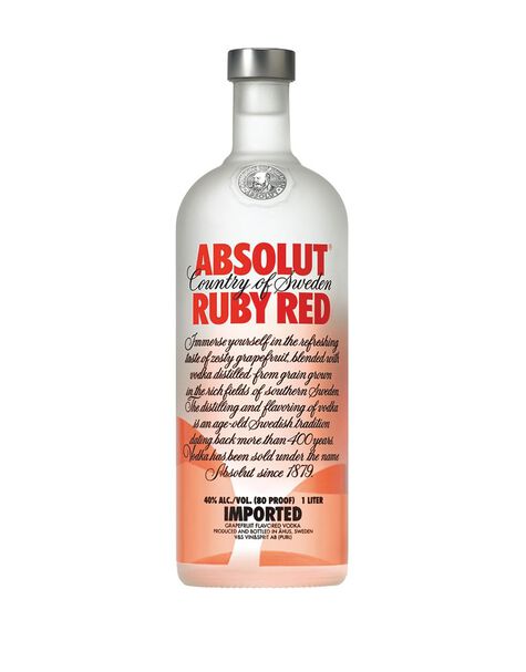 Absolut Ruby Red Vodka - Main