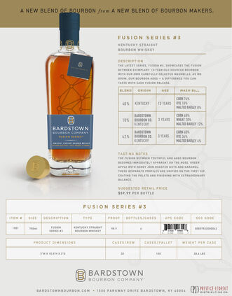 Bardstown Bourbon Company Fusion Series #3 Kentucky Straight Bourbon Whiskey, , main_image_2
