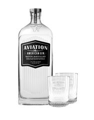 Aviation American Gin with Rolf Aviation Gin Branded  Glasses, , main_image