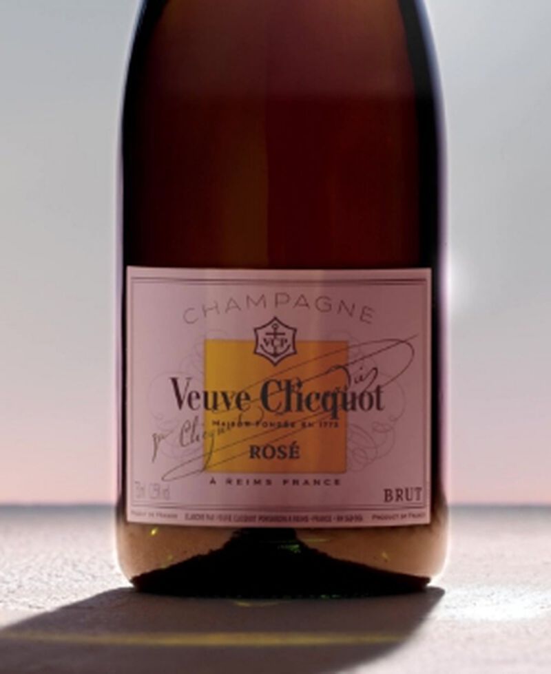 Bottle of Veuve Clicquot Rosé