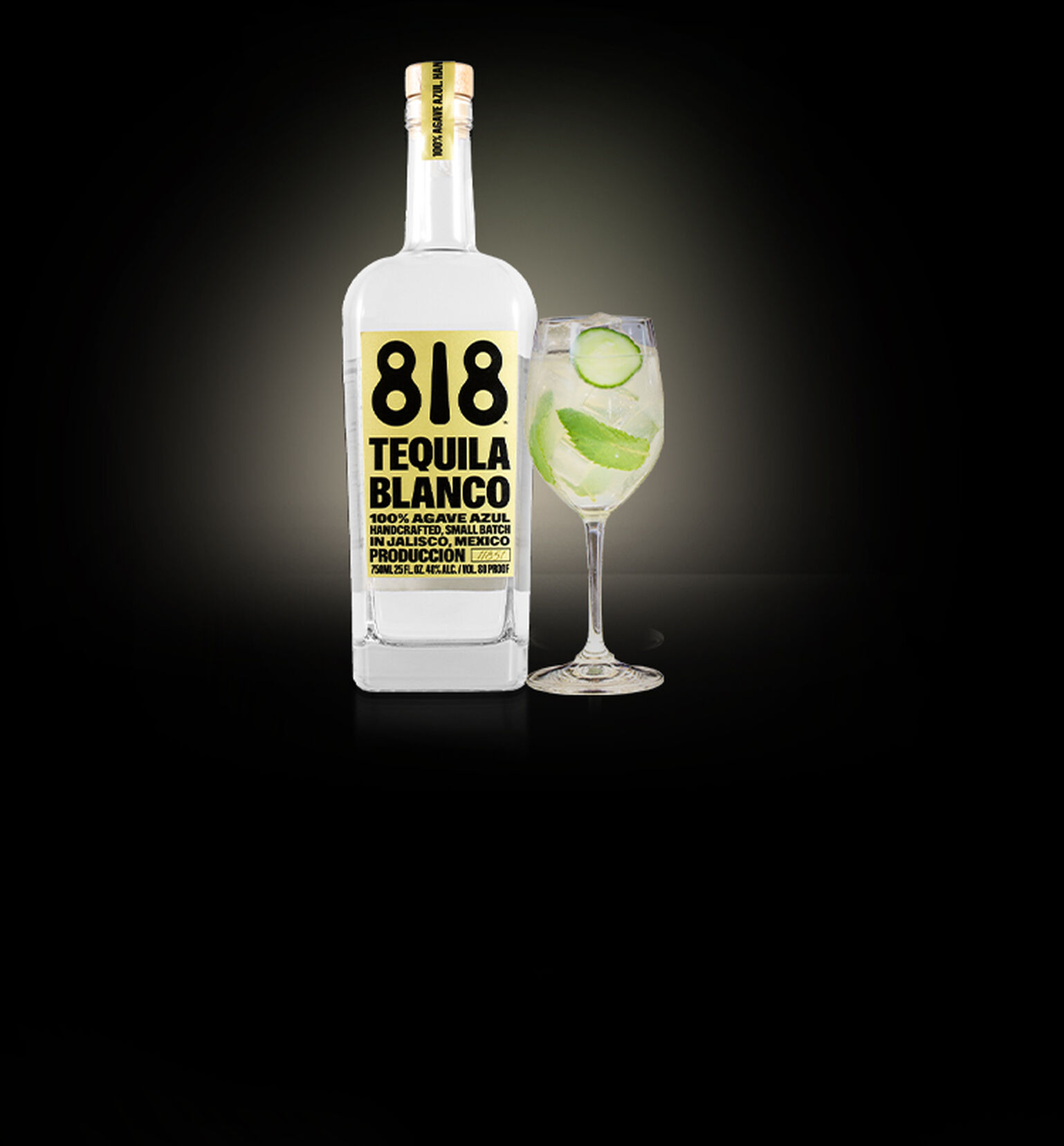 818 Tequila Cucumber Spritz Cocktail