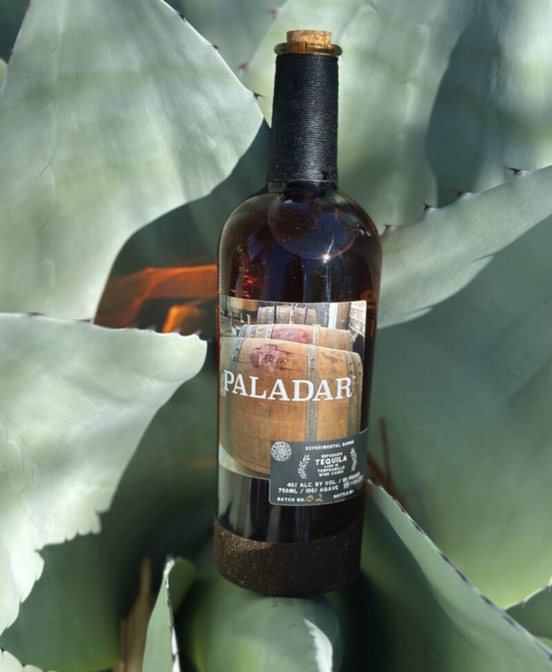 A bottle of Paladar Tequila, a Hispanic-Owned brand