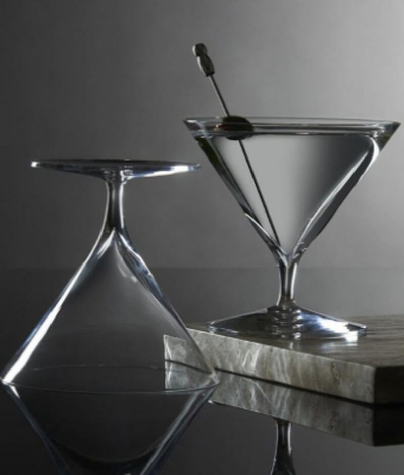 Waterford Elegance Martini Glass Pair