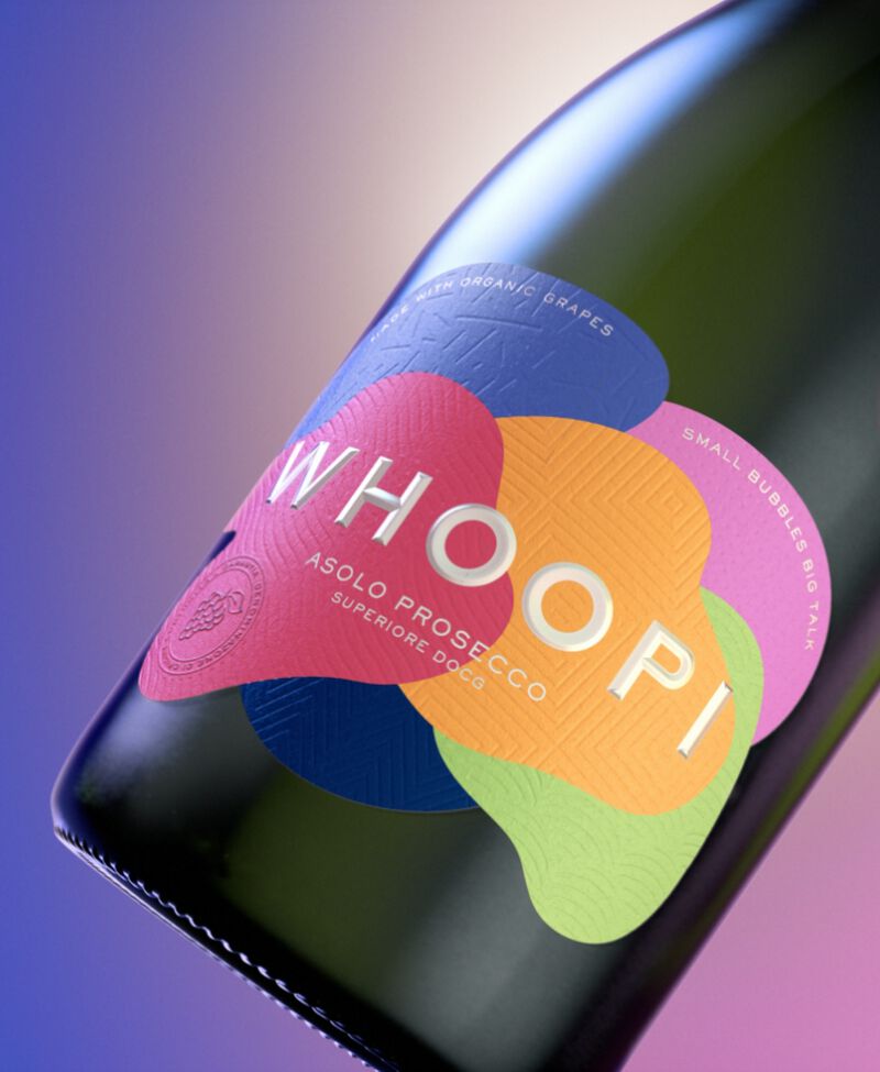 Bottle of Whoopi Prosecco