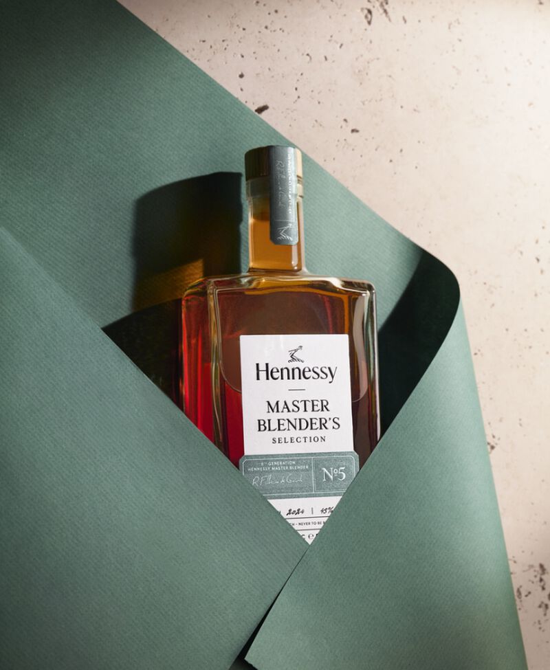 Bottle of Hennessy Master Blenders No 5 Cognac