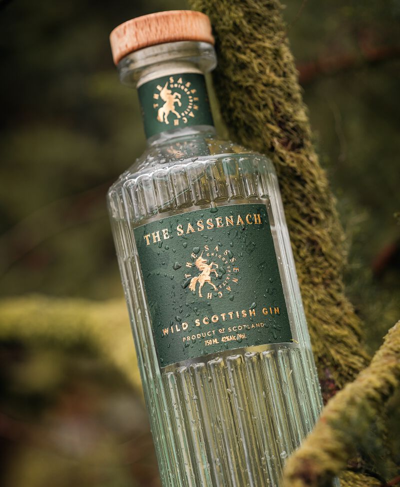 Bottle of The Sassenach Wild Scottish Gin