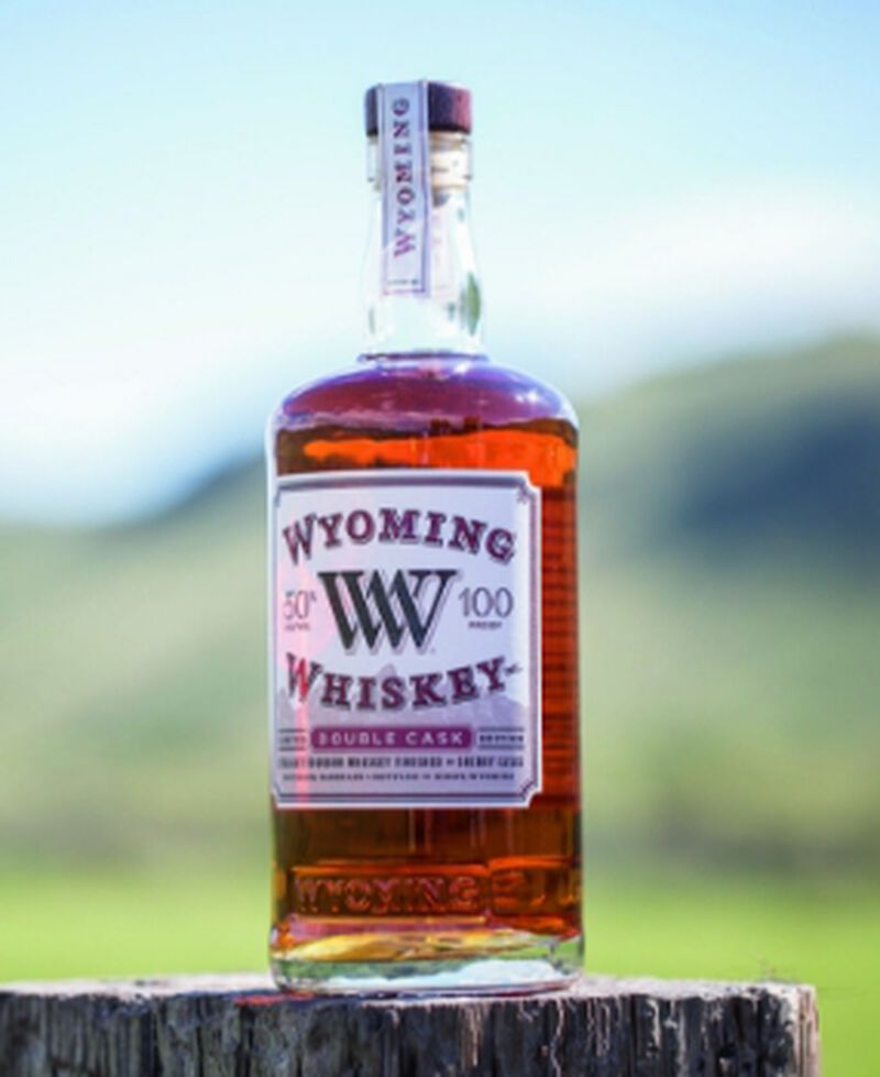 Bottle of Wyoming Whiskey Double Cask