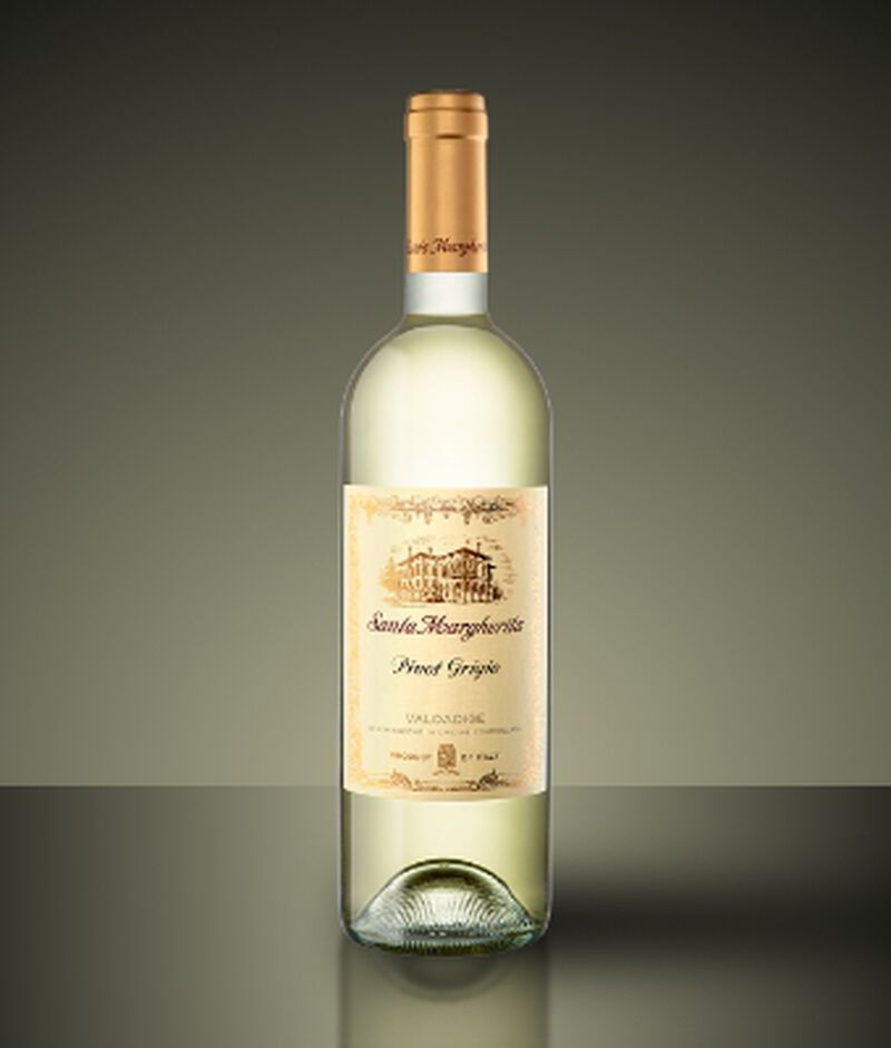 Bottle of Santa Margherita Alto Adige Pinot Grigio