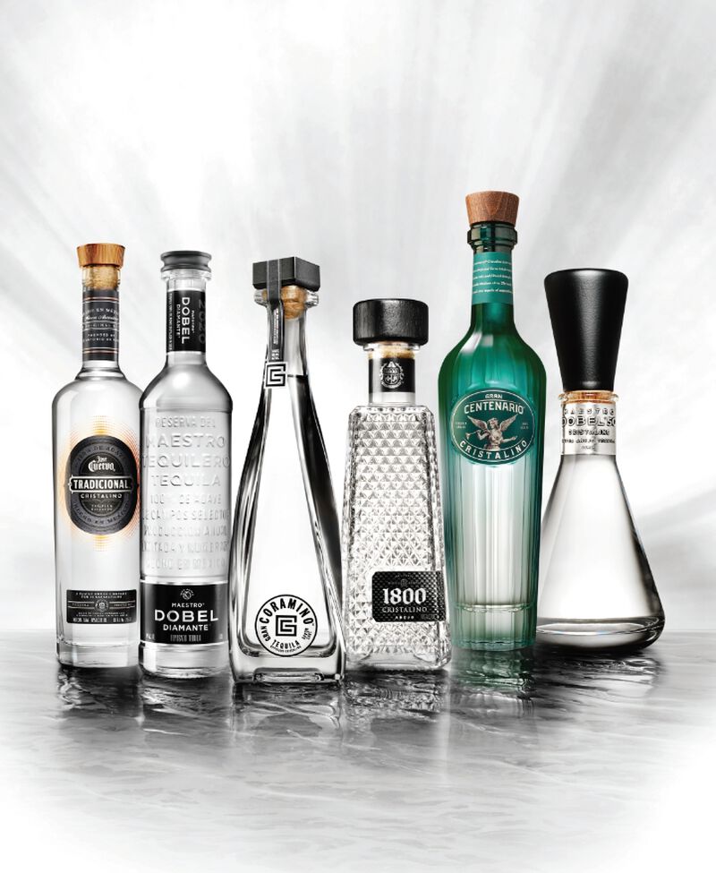 Various Proximo Cristalino bottles