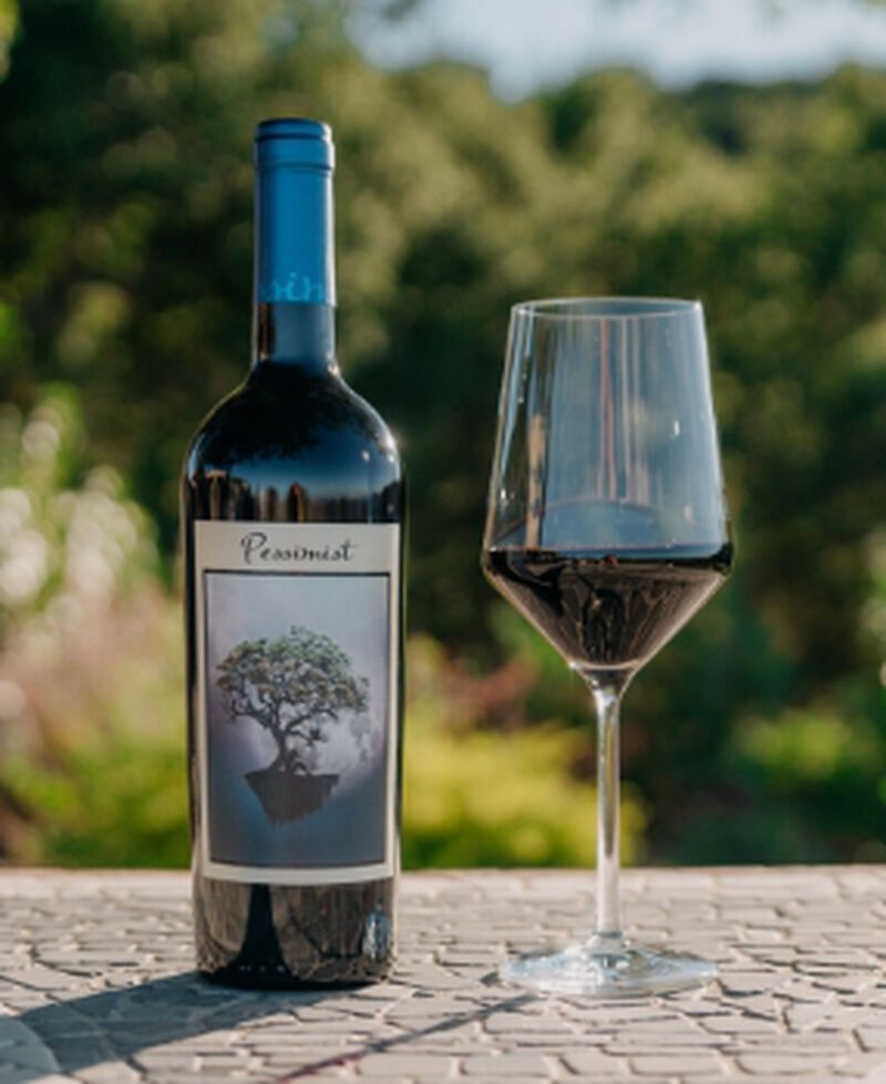 Bottle of DAOU Vineyard 'Pessimist' Paso Robles Red Blend 2022