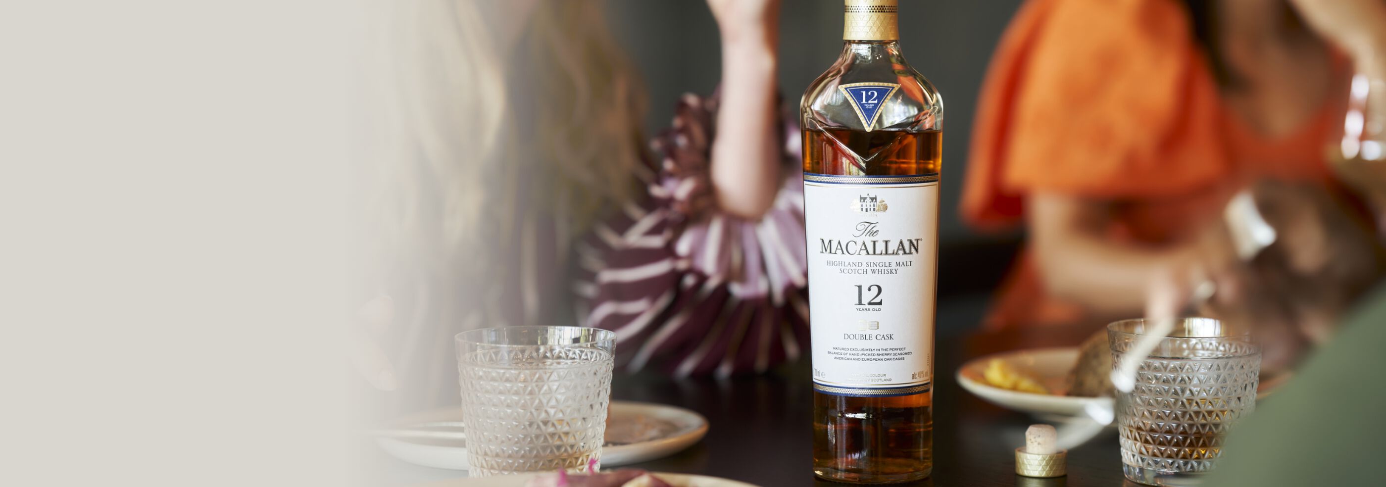 A bottle of The Macallan Double Cask 12 Years Old Single Malt Whiskey