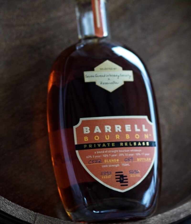 Bottle of Barrell Craft Spirits Seven Grand Private Release Bourbon C52R