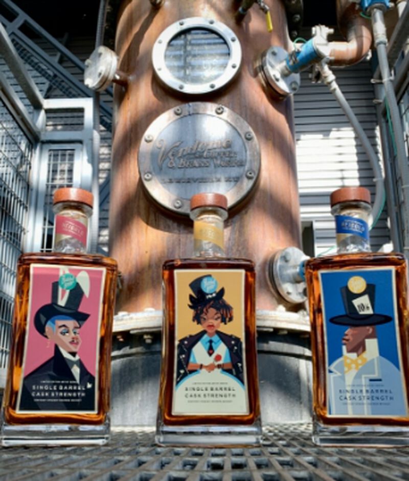 Bottles of Rabbit Hole + Tasting Alliance Heigold Single Barrel Bourbon