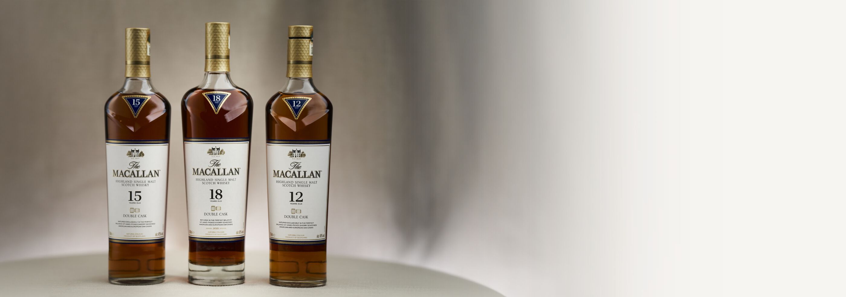 Bottles of The Macallan scotch